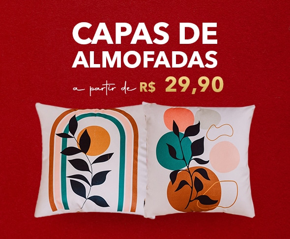 Capas de Almofada a partir de R$29,90 - Empório Domus
